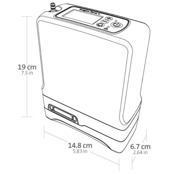 Inogen Rove 4 con batería de larga duración - Imagen 3